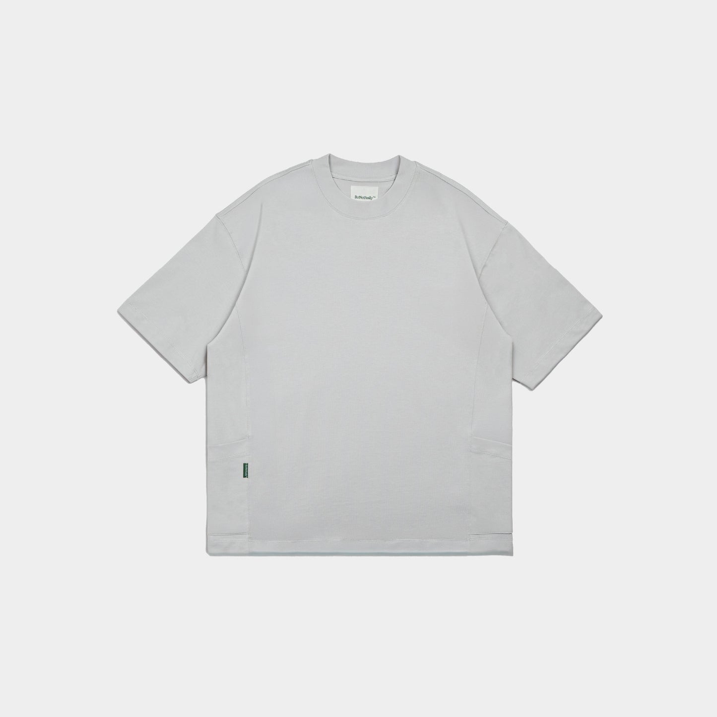 ButNotReally™ Core Cotton Double Side Pockets Oversized Tee