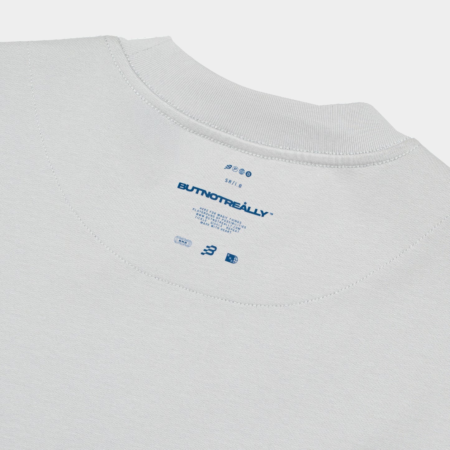 ButNotReally™ Core Cotton Double Side Pockets Oversized Tee