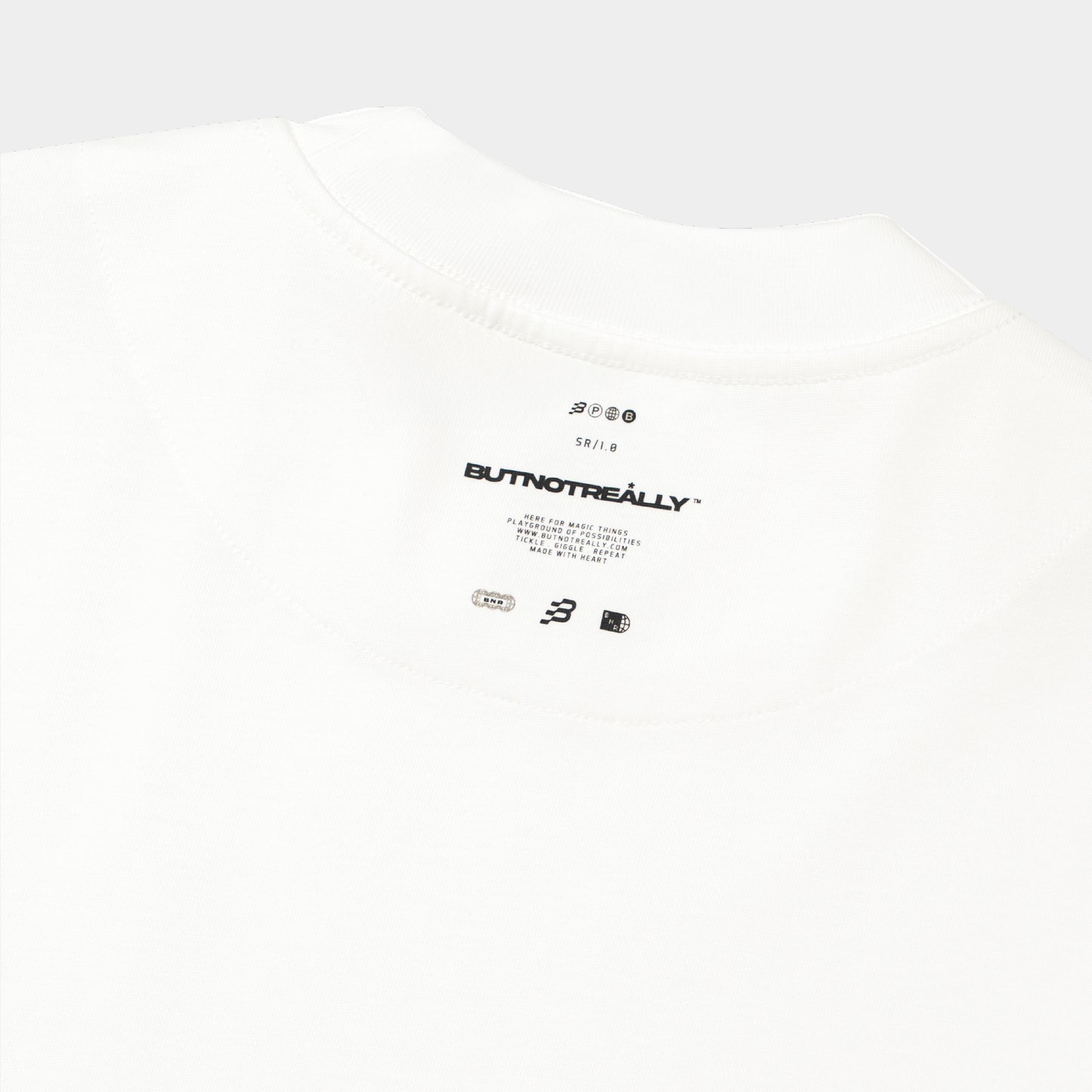 ButNotReally™ Core Cotton Double Side Pockets Oversized Tee