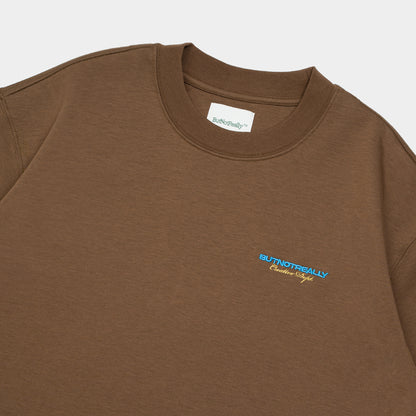 ButNotReally™ Graphic Interlock Oversized Tee