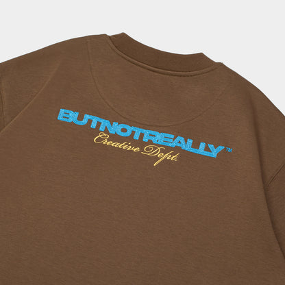 ButNotReally™ Graphic Interlock Oversized Tee