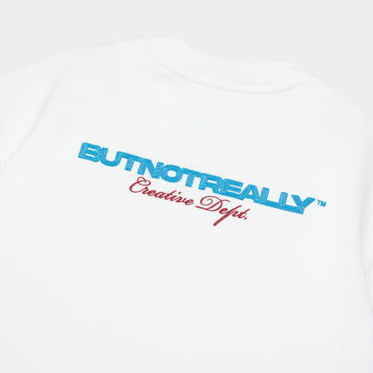 ButNotReally™ Graphic Interlock Oversized Tee