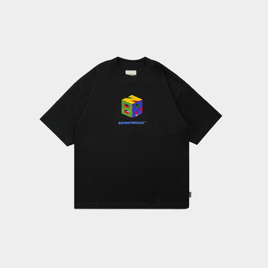 ButNotReally™ Graphic Interlock Oversized Tee
