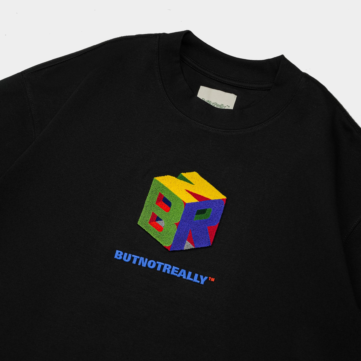 ButNotReally™ Graphic Interlock Oversized Tee