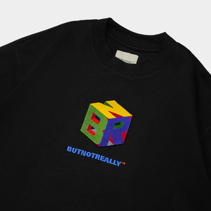 ButNotReally™ Graphic Interlock Oversized Tee