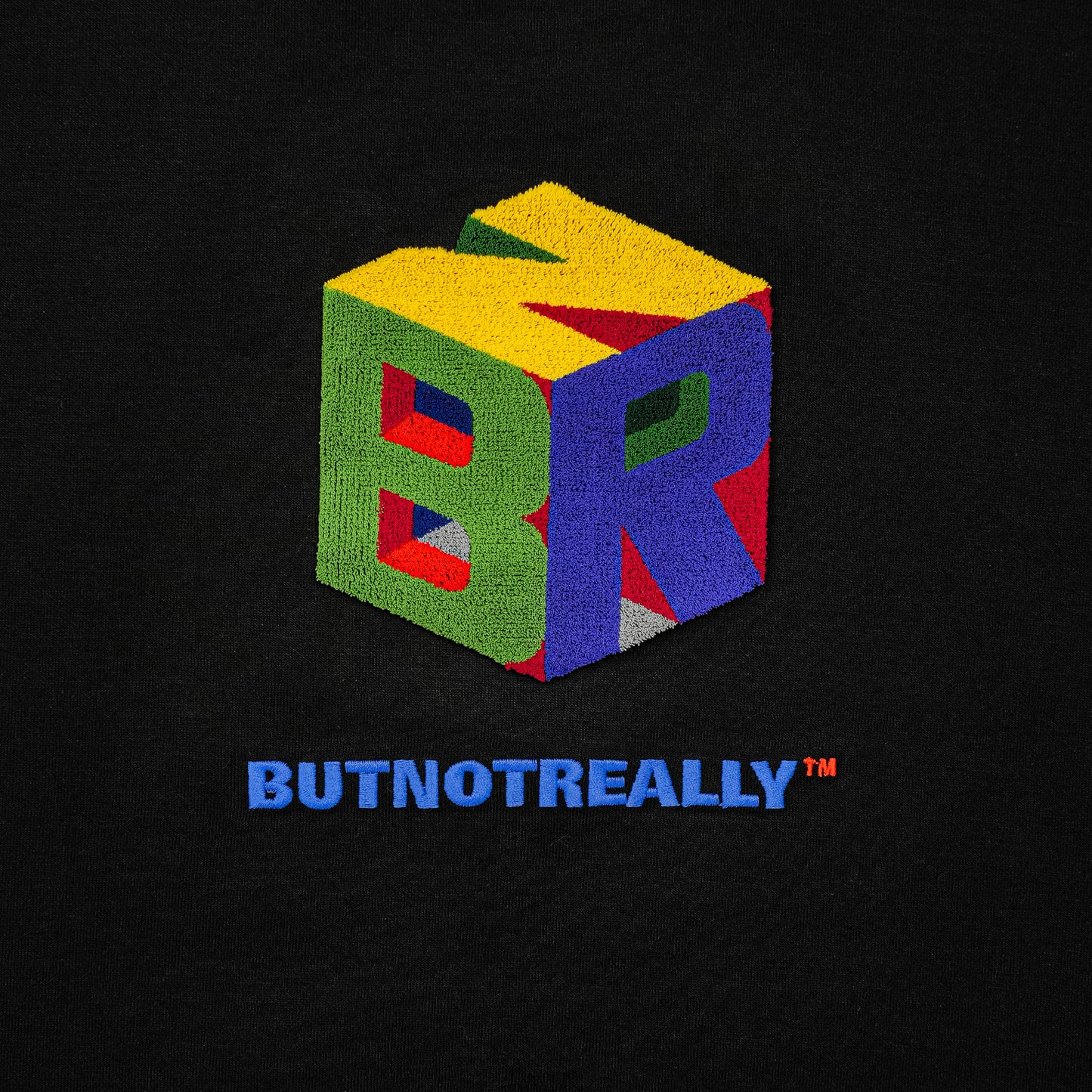 ButNotReally™ Graphic Interlock Oversized Tee