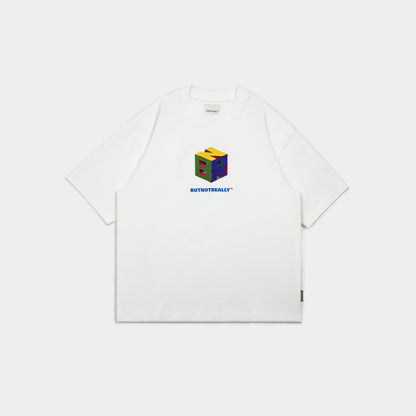 ButNotReally™ Graphic Interlock Oversized Tee