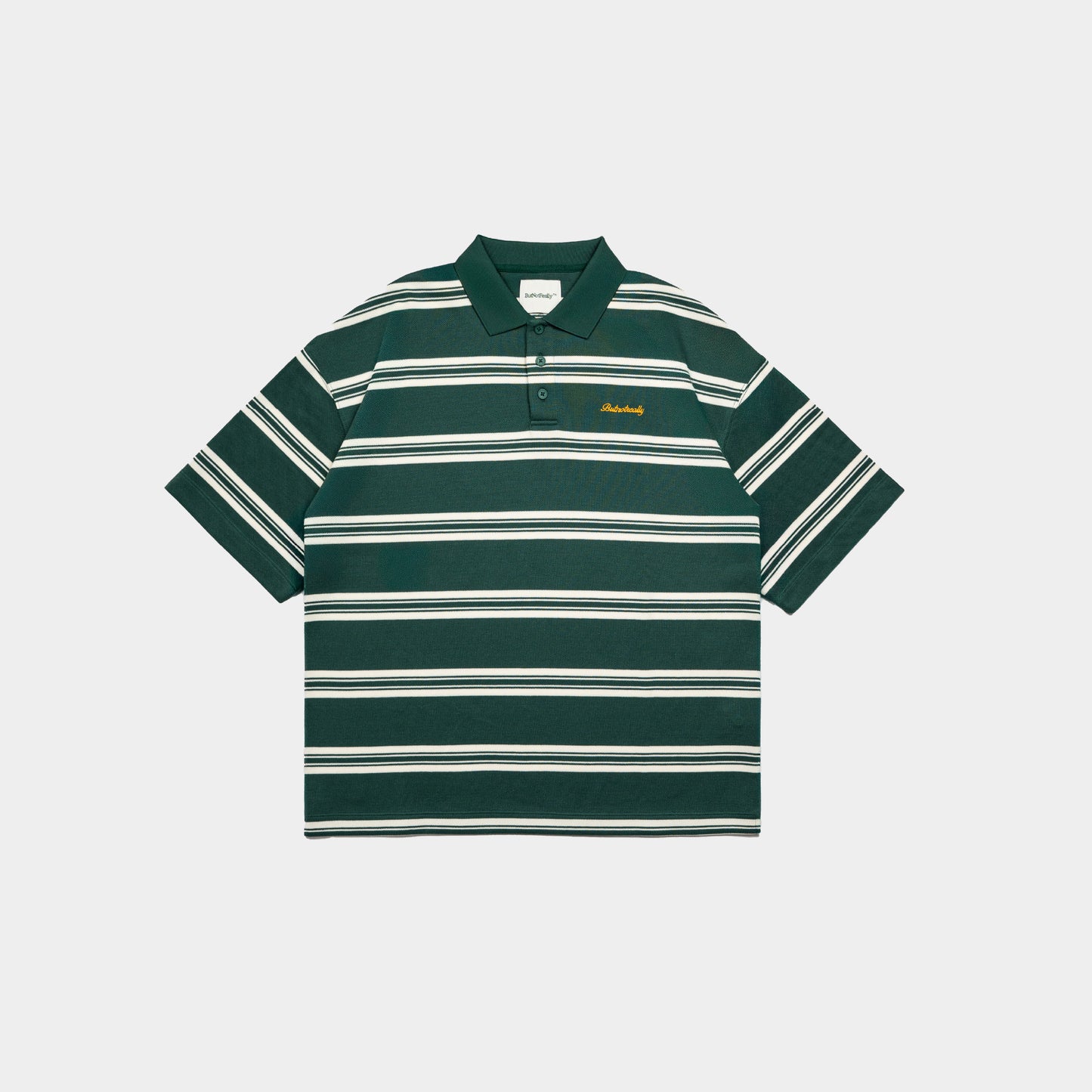 ButNotReally™ Interlock Stripes Polo Tee