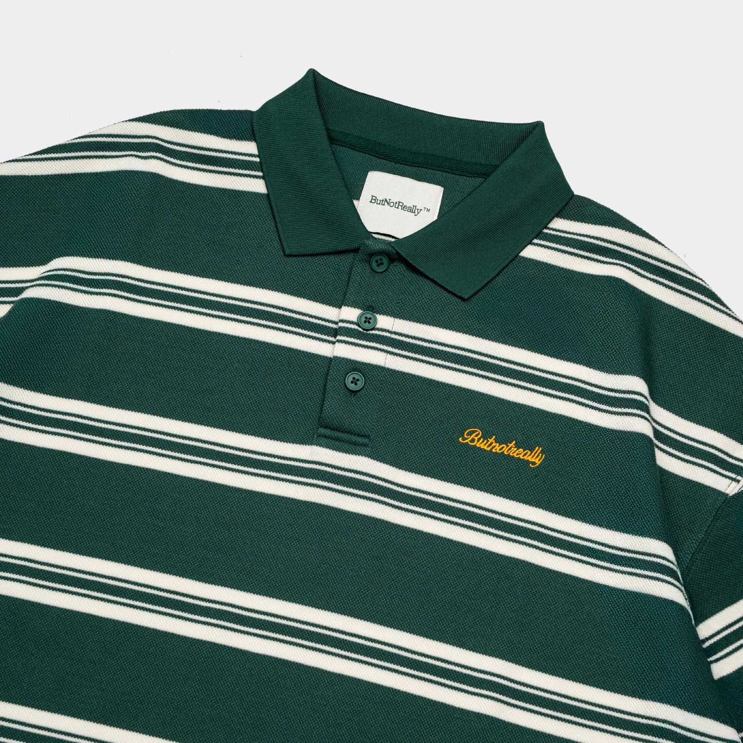 ButNotReally™ Interlock Stripes Polo Tee
