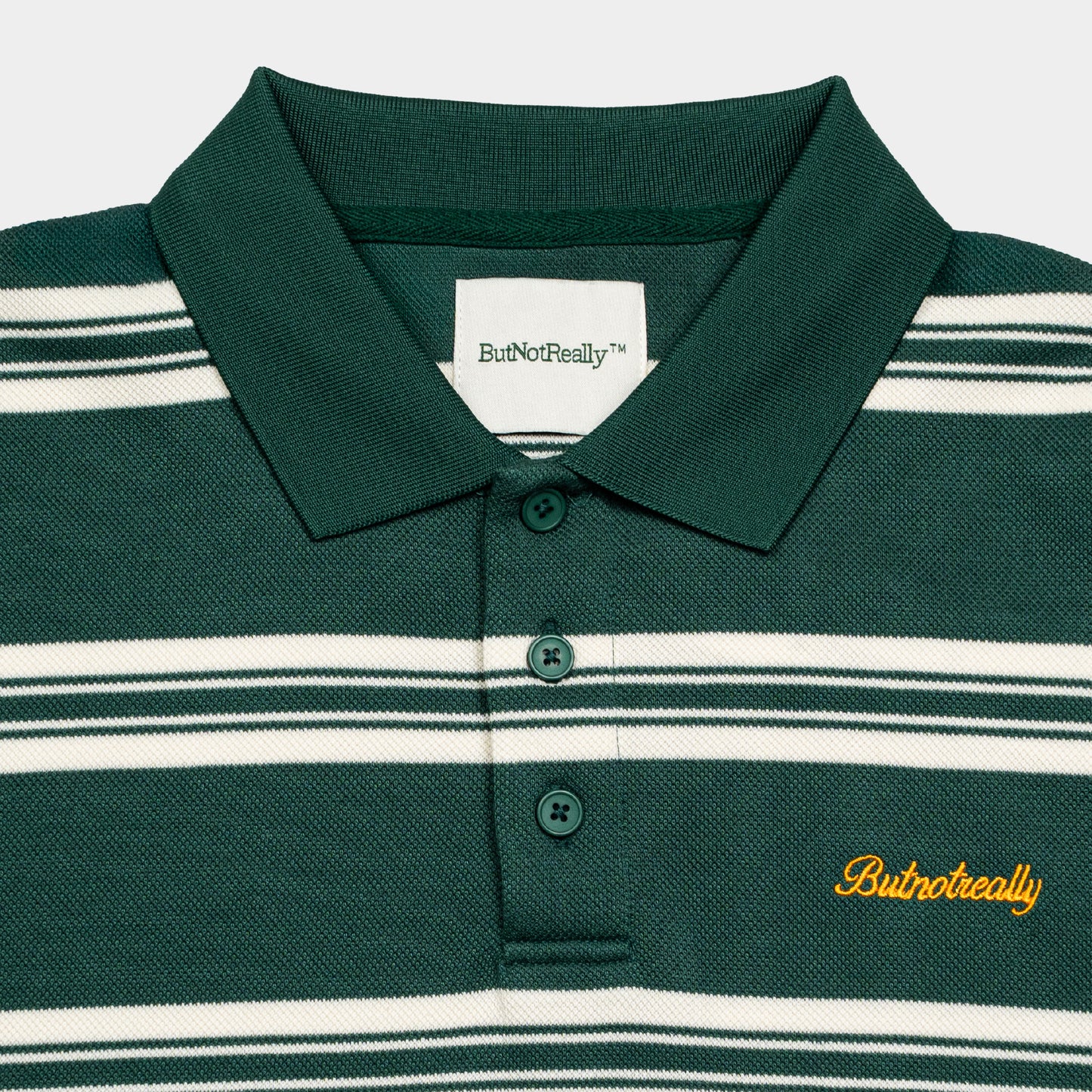 ButNotReally™ Interlock Stripes Polo Tee