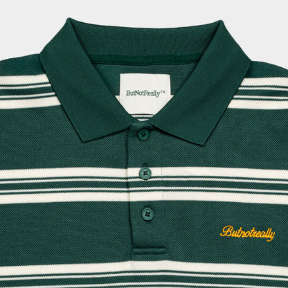 ButNotReally™ Interlock Stripes Polo Tee