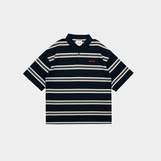 ButNotReally™ Interlock Stripes Polo Tee