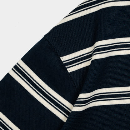 ButNotReally™ Interlock Stripes Polo Tee