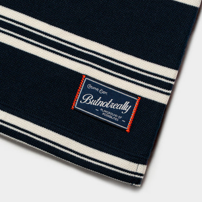 ButNotReally™ Interlock Stripes Polo Tee