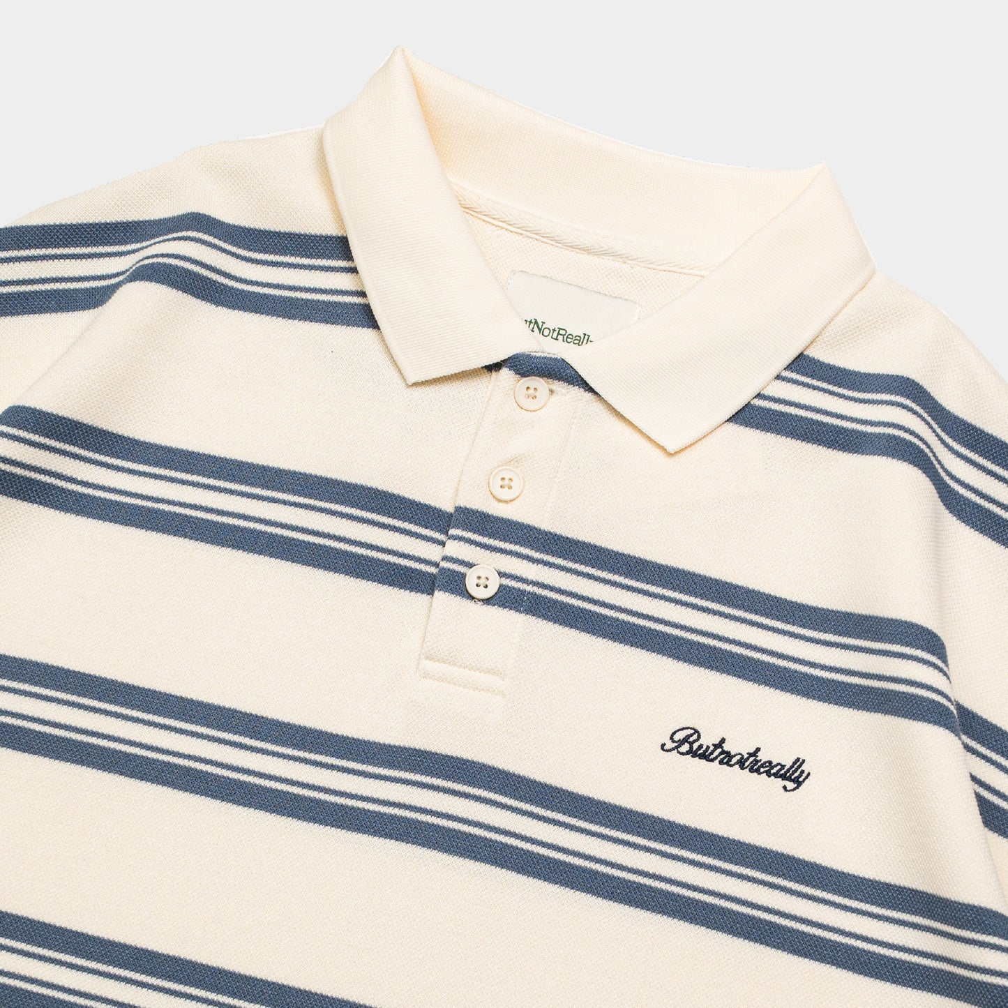 ButNotReally™ Interlock Stripes Polo Tee