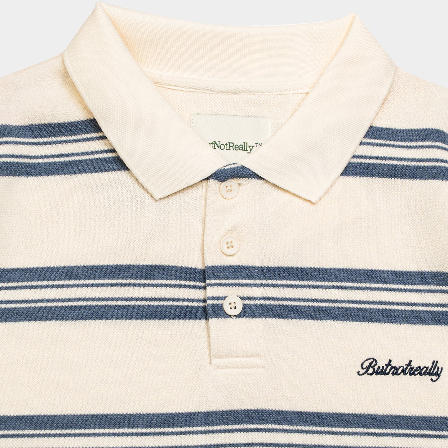 ButNotReally™ Interlock Stripes Polo Tee