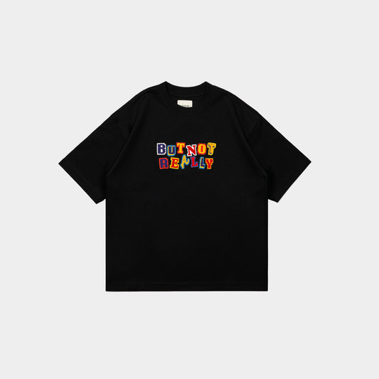ButNotReally™ Graphic Interlock Oversized Tee