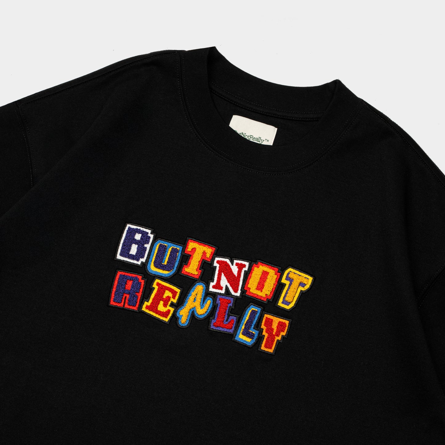 ButNotReally™ Graphic Interlock Oversized Tee