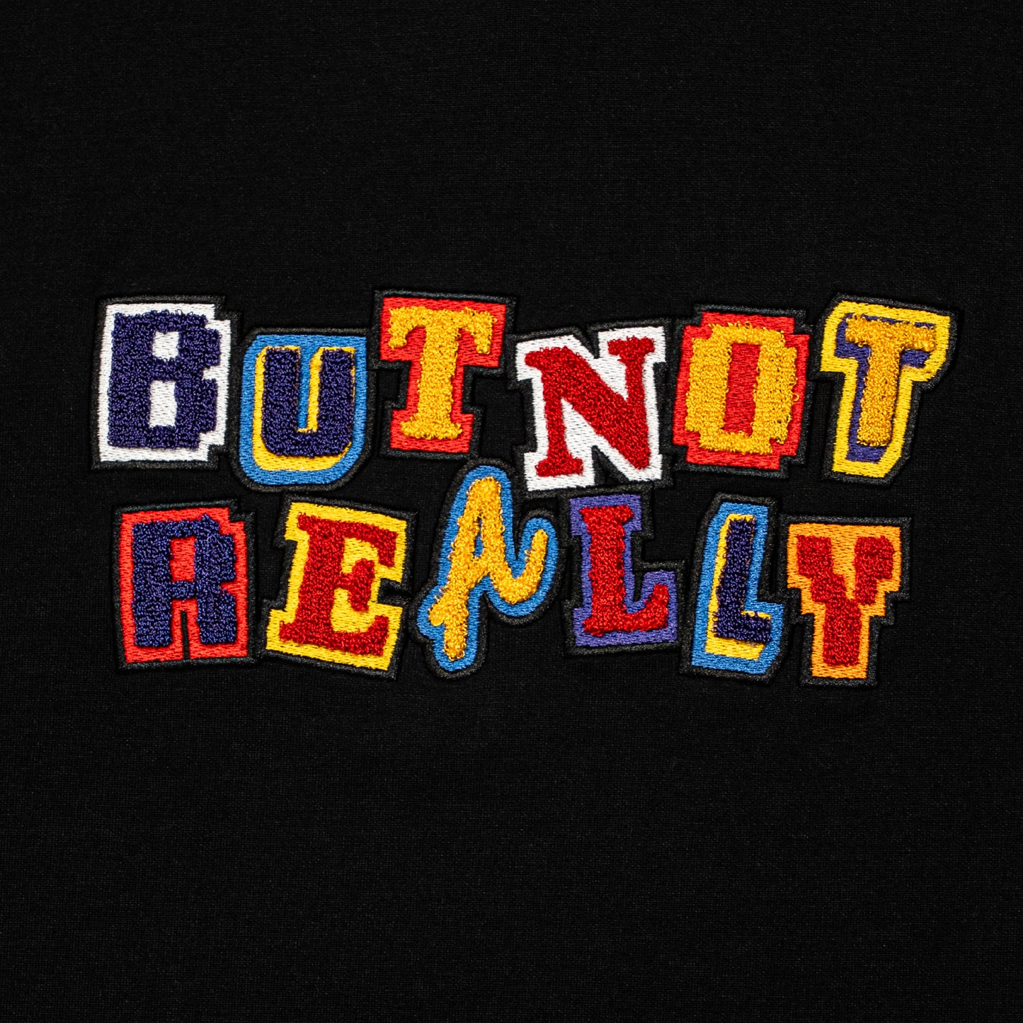 ButNotReally™ Graphic Interlock Oversized Tee