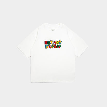 ButNotReally™ Graphic Interlock Oversized Tee
