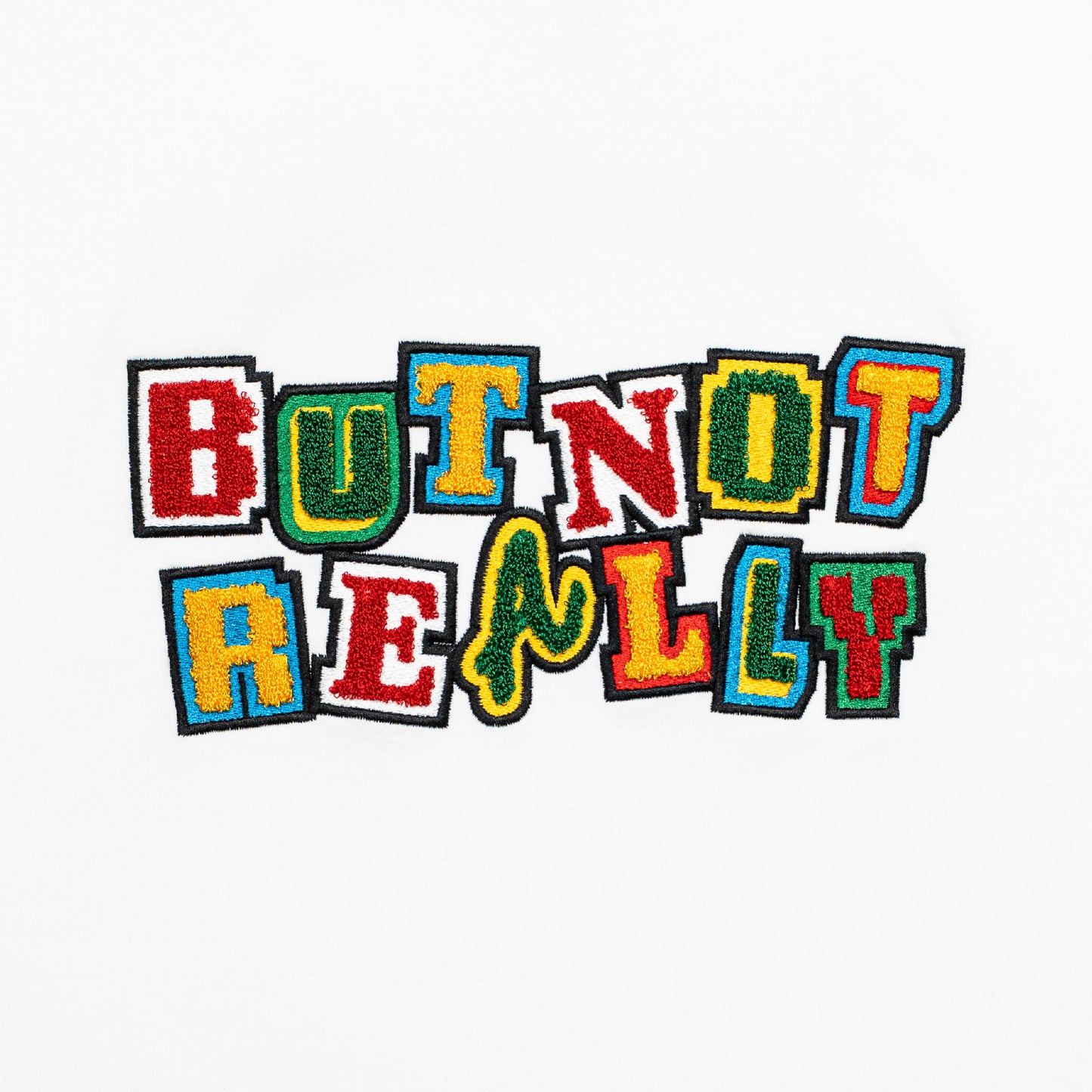 ButNotReally™ Graphic Interlock Oversized Tee