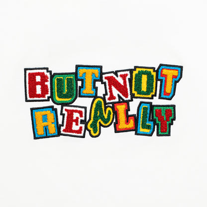 ButNotReally™ Graphic Interlock Oversized Tee