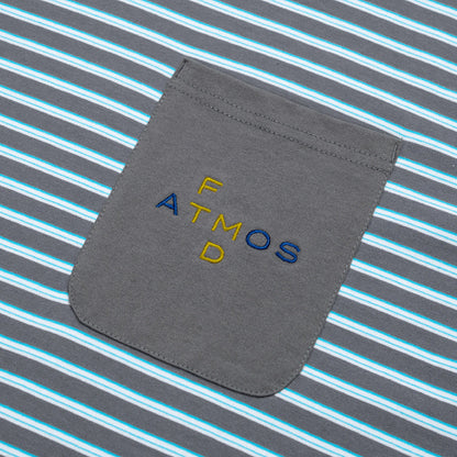 atmos x FTMD. Stripe Oversized Tee