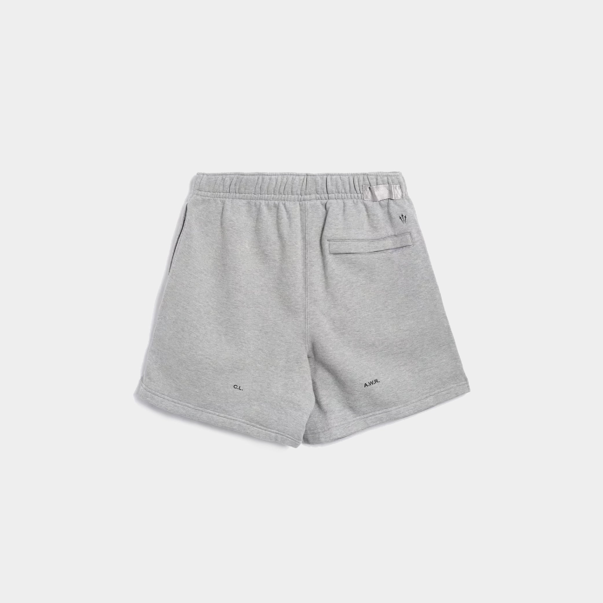 nike fleece cut off shorts