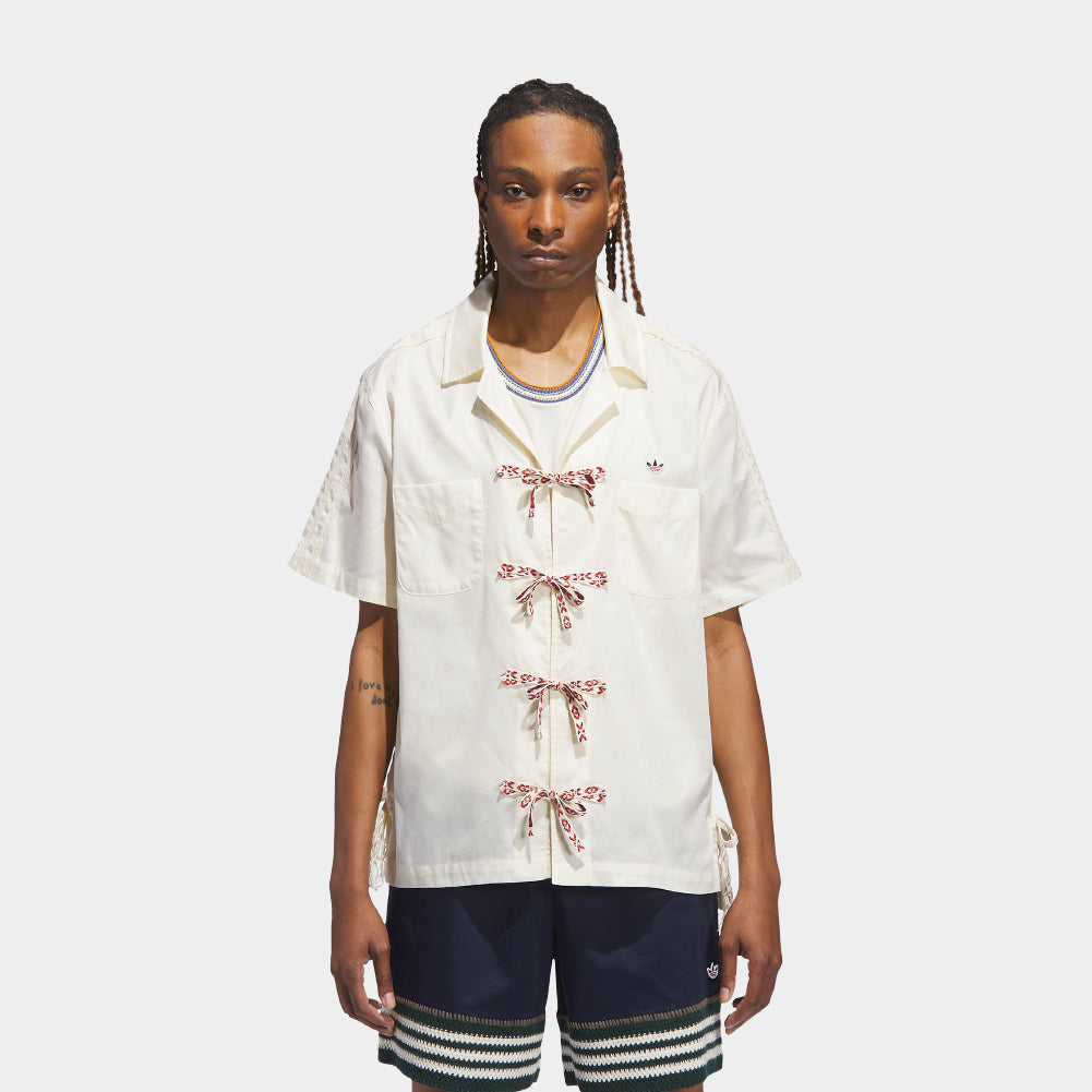 新品3XL ADIDAS X CLOT ボウリングシャツ ホワイトJP1599 【公式通販】
