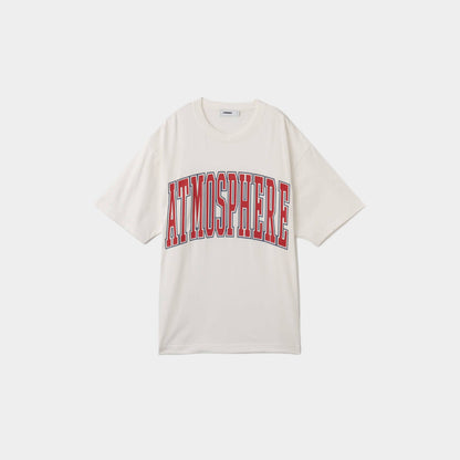 atmos College Logo Crack Print Tee atmos Kuala Lumpur