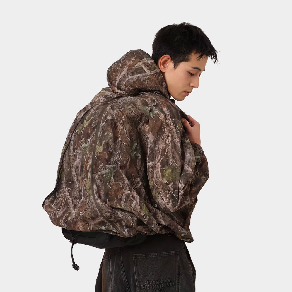 atmos Front Pocket Ripstop Anorak Hoodie