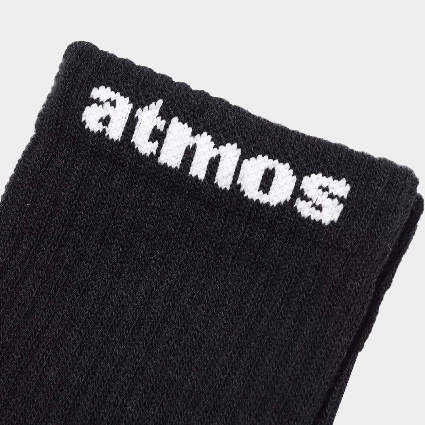 atmos Small Jacquard Logo 3P Socks