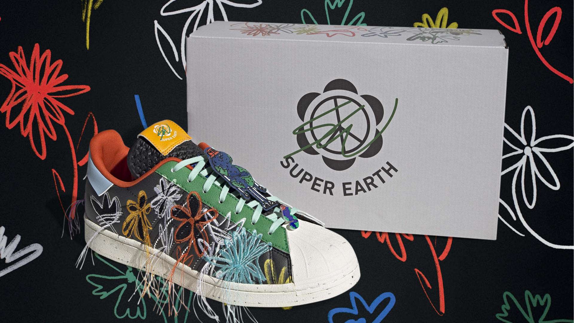 ADIDAS ORIGINALS x SEAN WOTHERSPOON SUPERSTAR SUPEREARTH