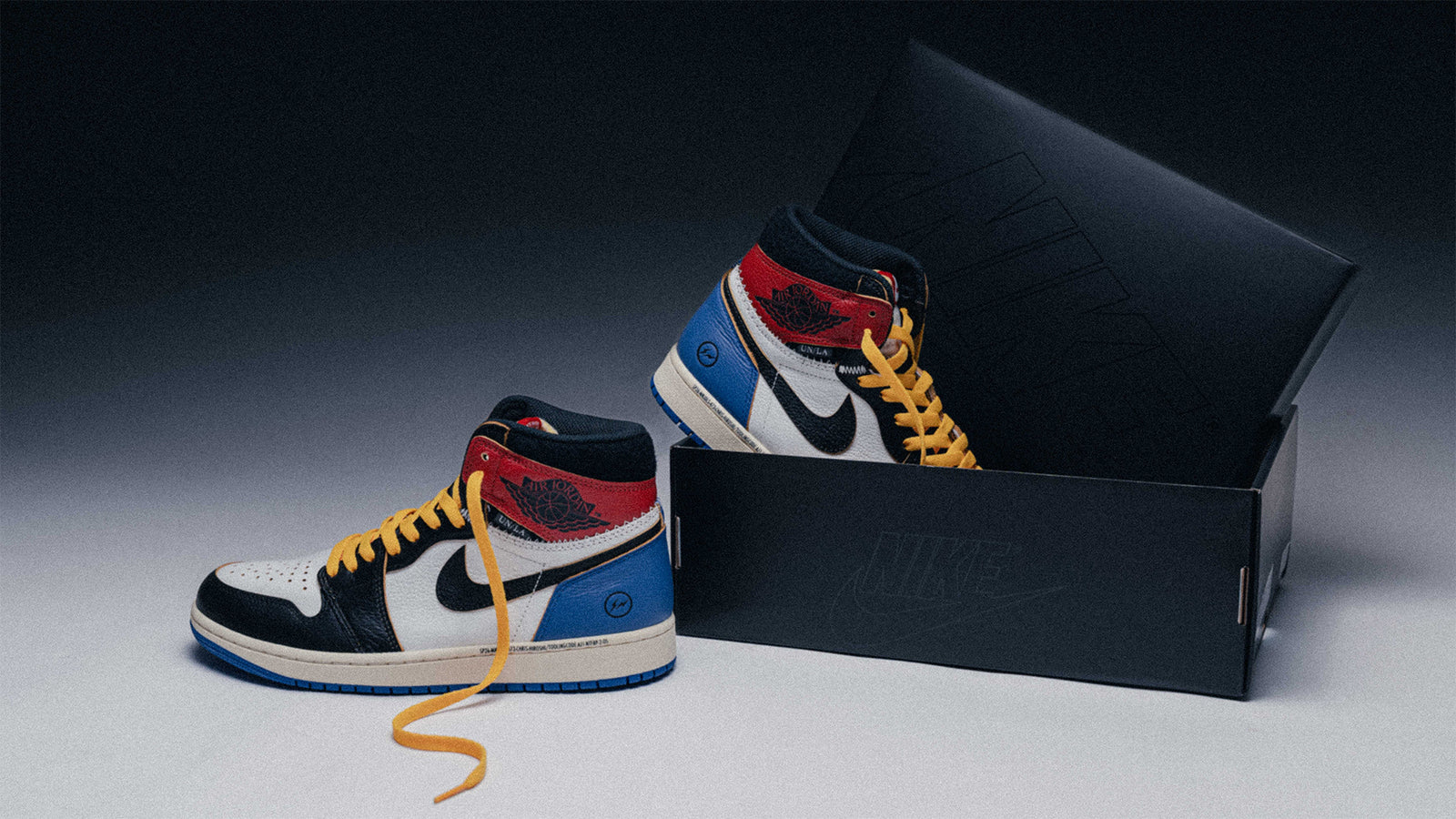 Air Jordan 1 Retro High OG x Union x Fragment "Black & Varsity Red"