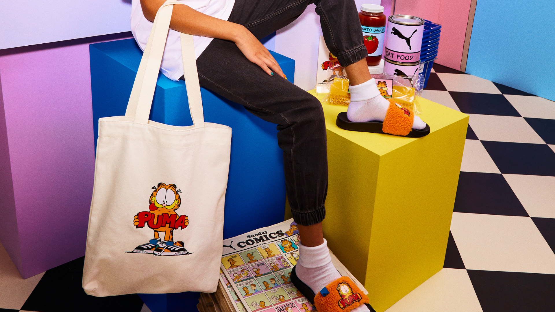 GARFIELD MEETS THE PUMA CAT IN NEW COLLECTION