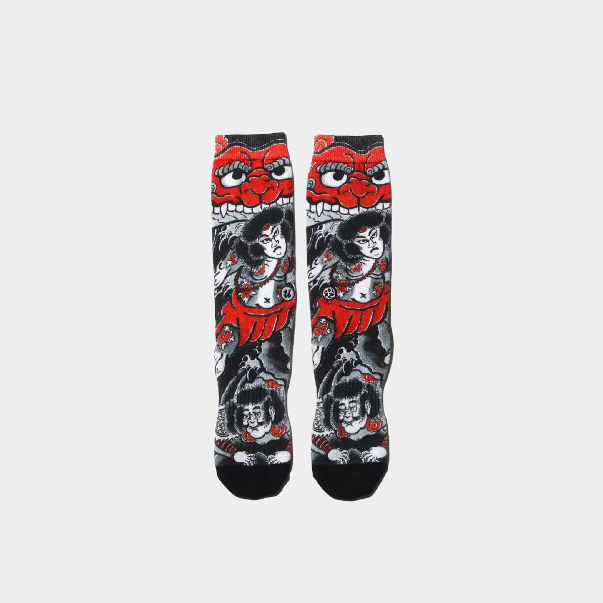 atmos UBIQ "Irezumi" Socks (Kabuki) Designed by Horihiro Mitomo