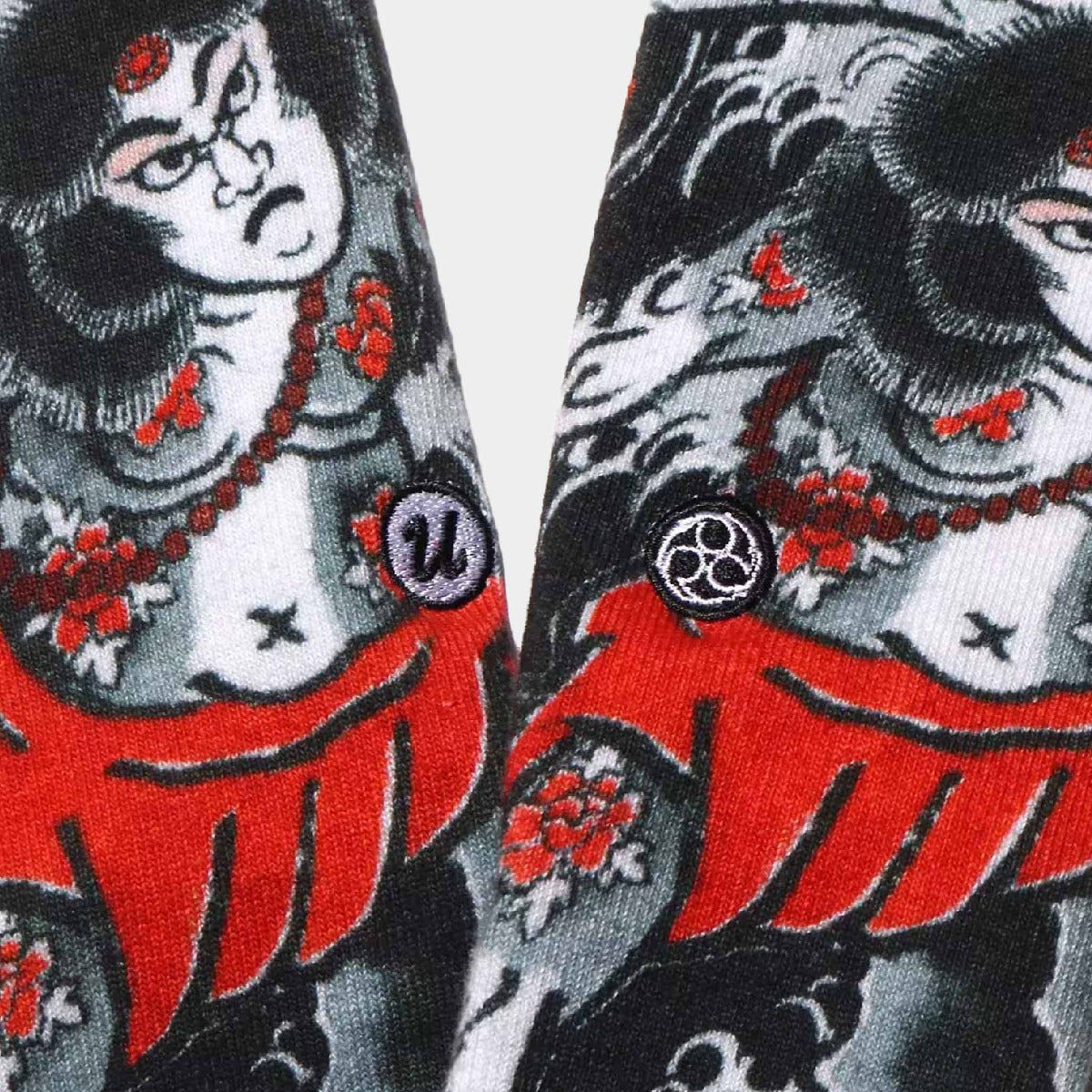 atmos UBIQ "Irezumi" Socks (Kabuki) Designed by Horihiro Mitomo