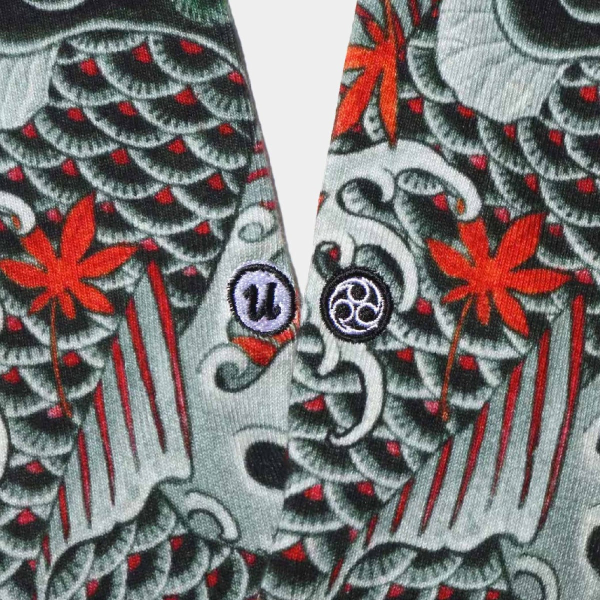 atmos UBIQ "Irezumi" Socks (Koi) Designed by  Mutsuo