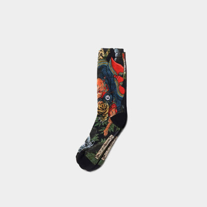 atmos UBIQ "Irezumi" Socks (Gyousya-Busyo) Designed by Ukiyoemon