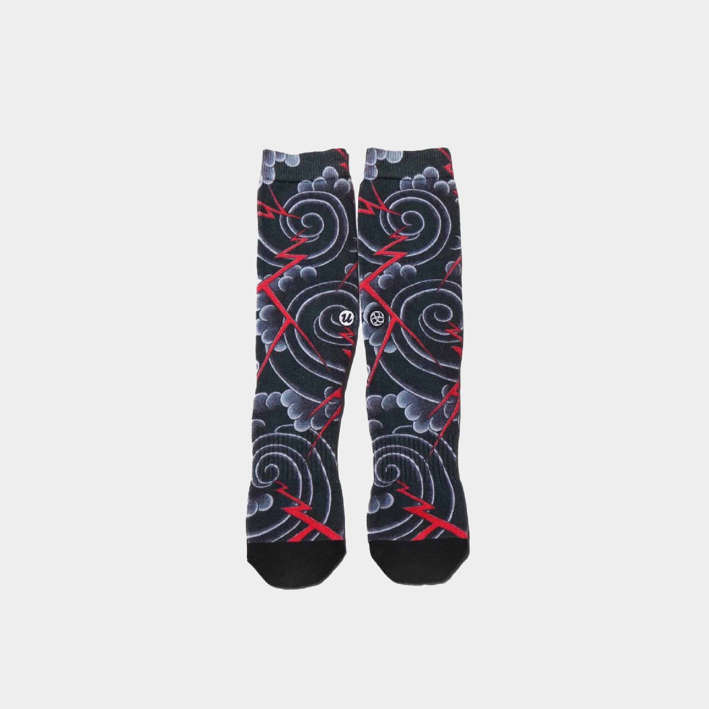 atmos UBIQ "Irezumi" Socks (Raiun) Designed by Ichibay