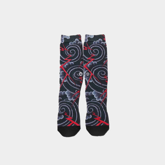 atmos UBIQ "Irezumi" Socks (Raiun) Designed by Ichibay
