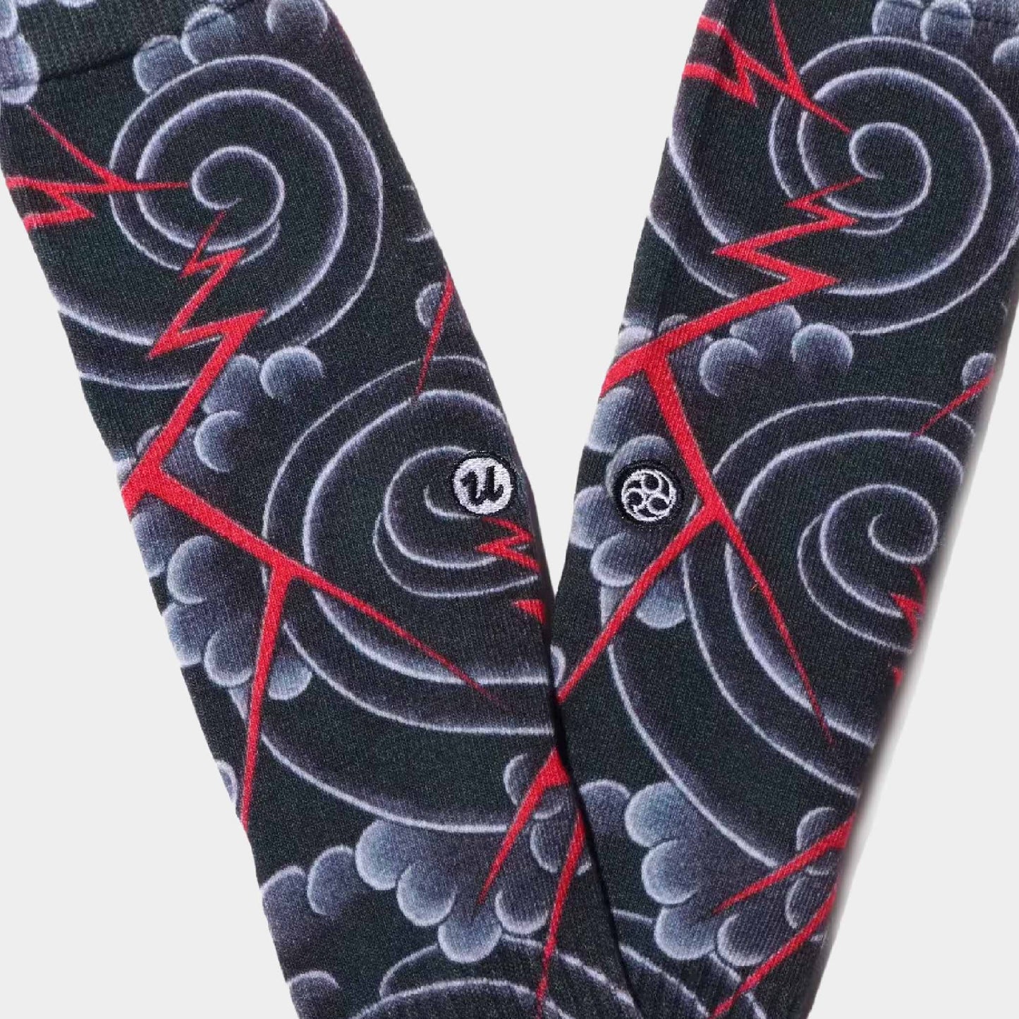 atmos UBIQ "Irezumi" Socks (Raiun) Designed by Ichibay