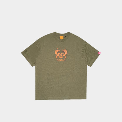 atmos x Against Lab. Emblem Short Sleeve Tee