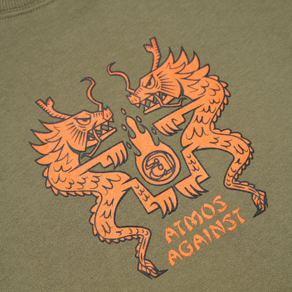 atmos x Against Lab. Emblem Short Sleeve Tee