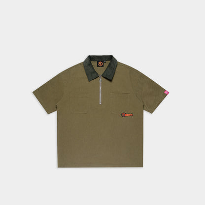 atmos x Against Lab. Half Zip Work Shirt