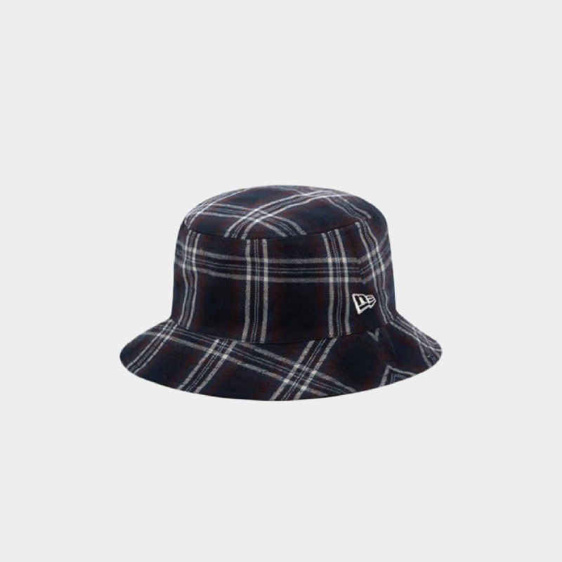 New Era Checkered Corduroy Reversible Bucket Hat