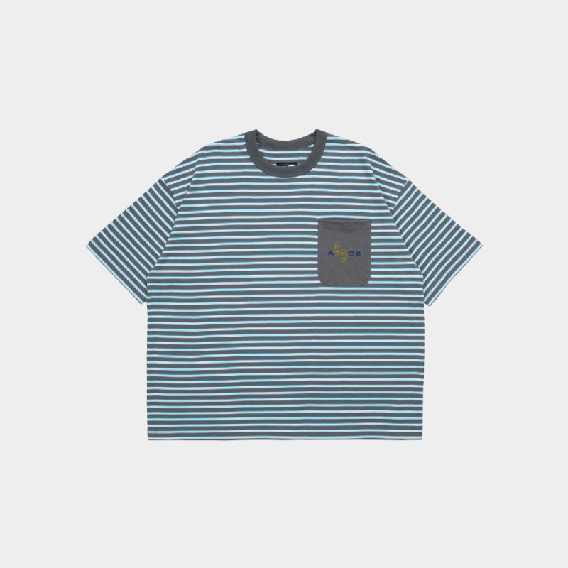 atmos x FTMD. Stripe Oversized Tee