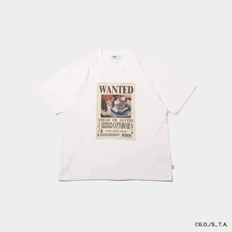 atmos × One Piece Wanted Poster Tee "Kid"