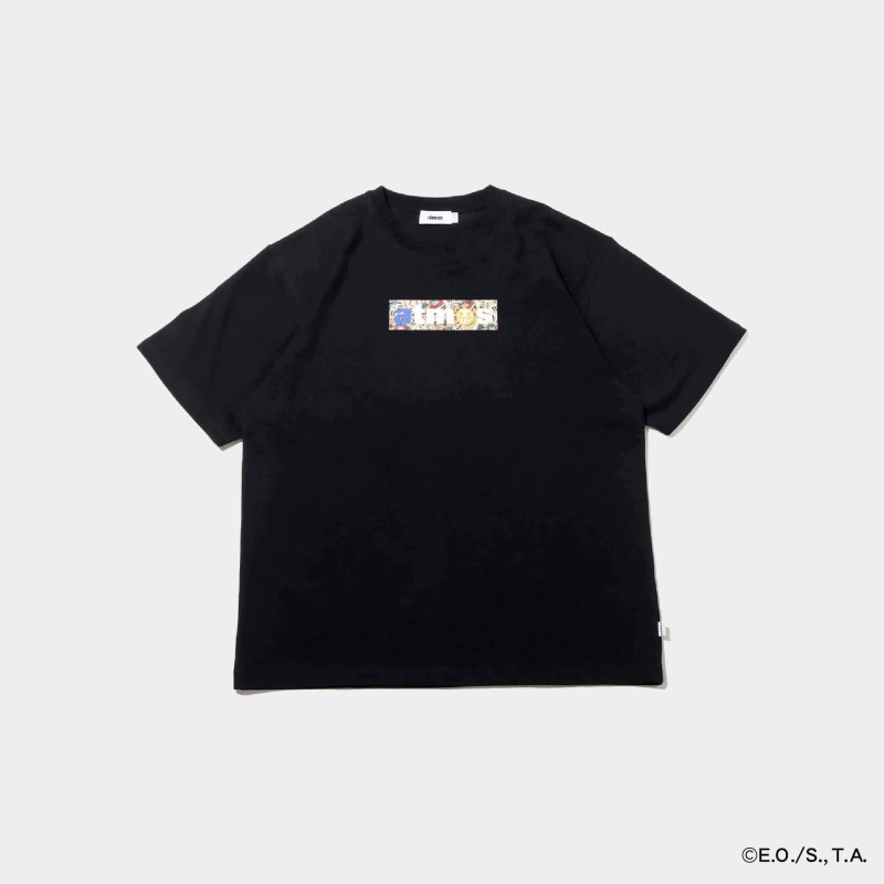 atmos × One Piece Wanted Poster Box Logo Tee "Law"
